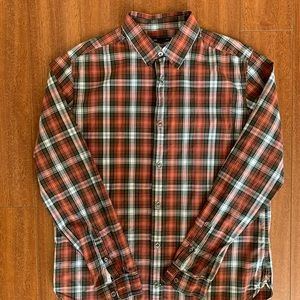 Gap - Brown Plaid Button Down - Size M